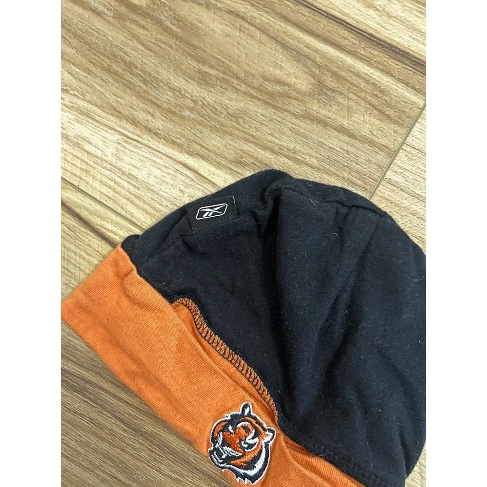 NFL Cincinatti Bengals Newborn Baby Orange Black Tiger Logo Cap‎ Hat